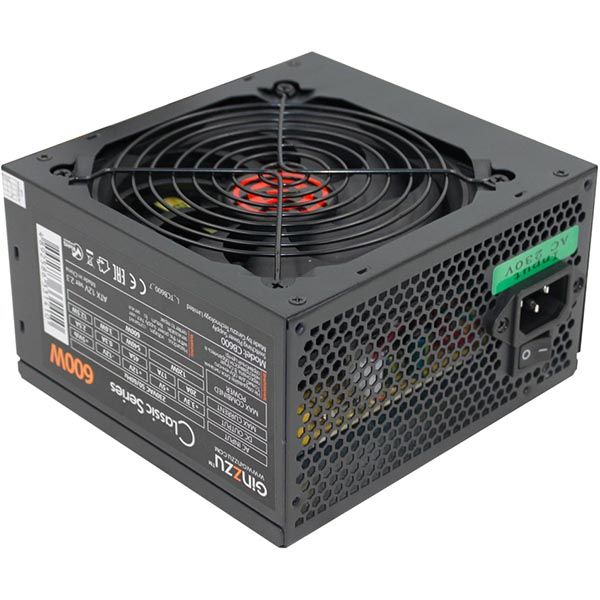 Блок питания Ginzzu CB600 12см