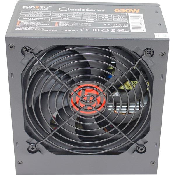 Блок питания Ginzzu CB650 12см