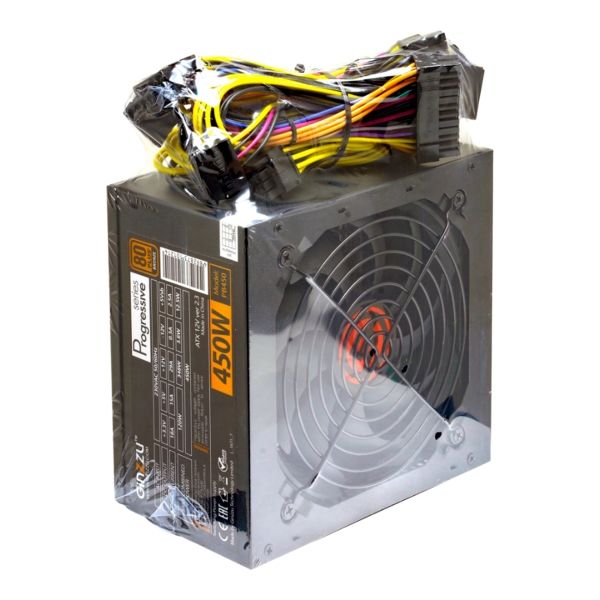 Блок питания Ginzzu PB450 12см 80+