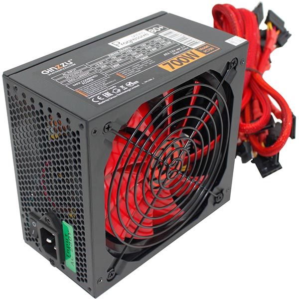 Блок питания Ginzzu PC700 14см 80+