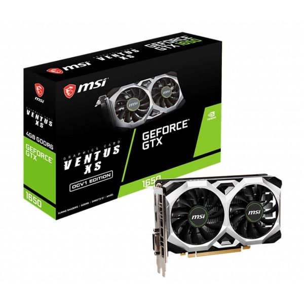 Видеокарта MSI GeForce GTX 1650 D6 VENTUS XS OCV1