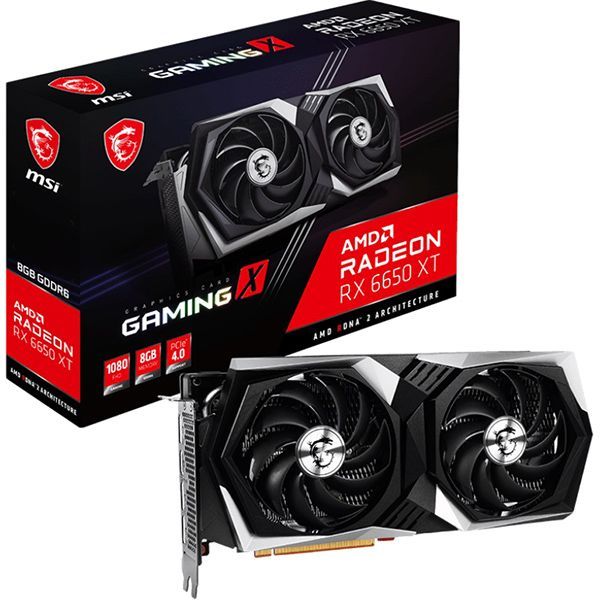 Видеокарта MSI Radeon RX 6650 XT GAMING X 8GB