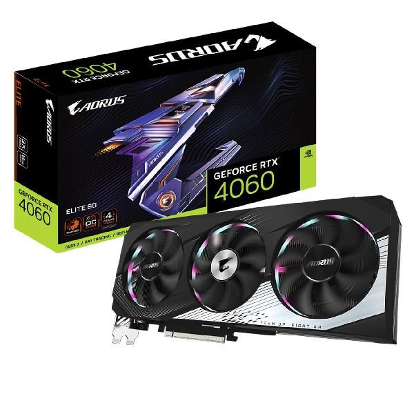 Видеокарта AORUS RTX4060 ELITE 8GB
