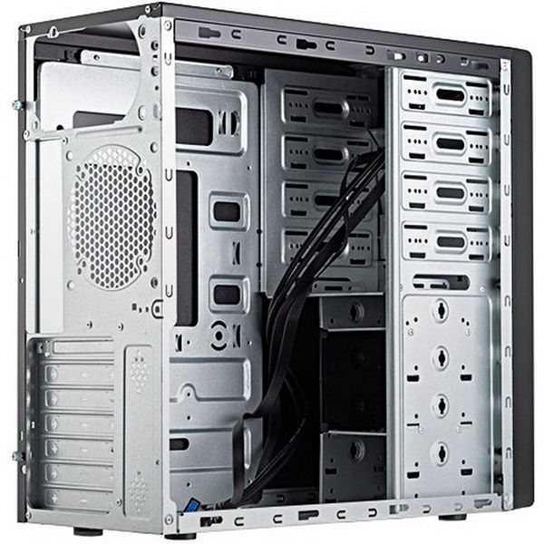 Корпус для компьютера Foxline FL-886-FL500S-U32 Case ATX case, black, w/PSU 500W 12cm, w/2xUSB3.0, w/ pwr cord, w/o