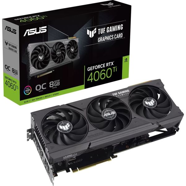 Видеокарта ASUS TUF-RTX4060TI-O8G-GAMING фото