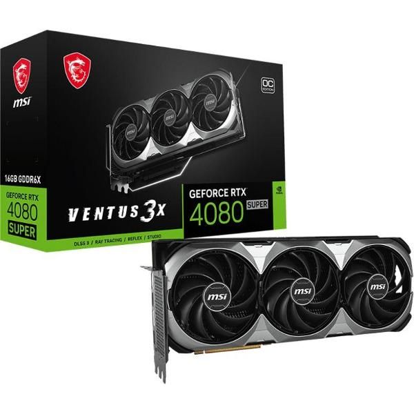 Видеокарта MSI NVIDIA GeForce RTX 4080 SUPER 16G VENTUS 3X OC фото