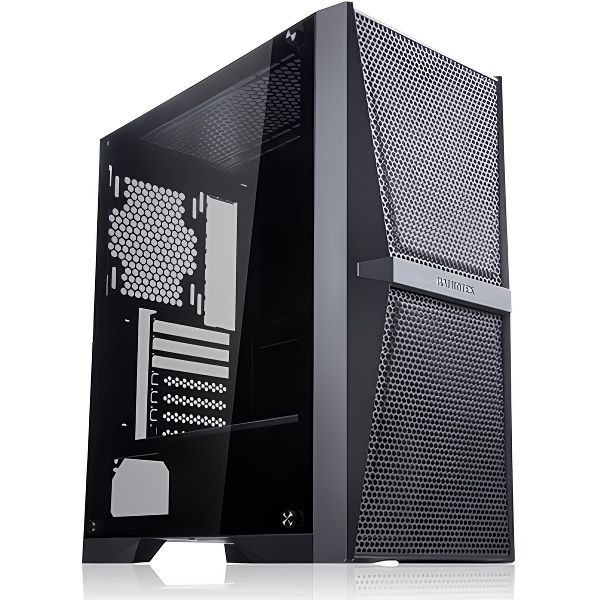 Корпус для компьютера RAIJINTEK 0R20B00205 SILENOS MS PRO, black, ATX M-ATX Mini-ITX, USB3.0x2, Type Cx1, HD Aud