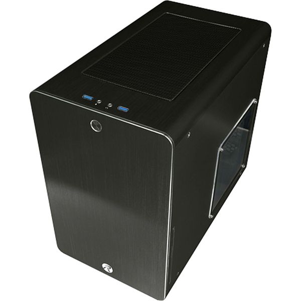 Корпус для компьютера RAIJINTEK 0R200025 STYX BLACK Aluminum, Micro ATX / Mini-ITX, USB3.0x2, HD Audiox1