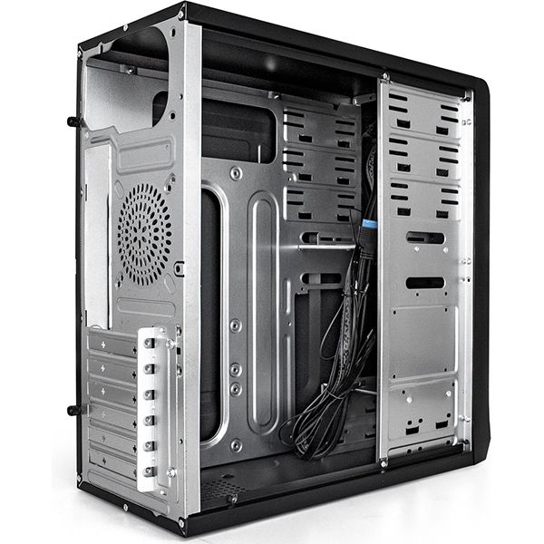 Корпус для компьютера ExeGate EX278394RUS CP-603 Black ATX <без БП> 2*USB+2*USB