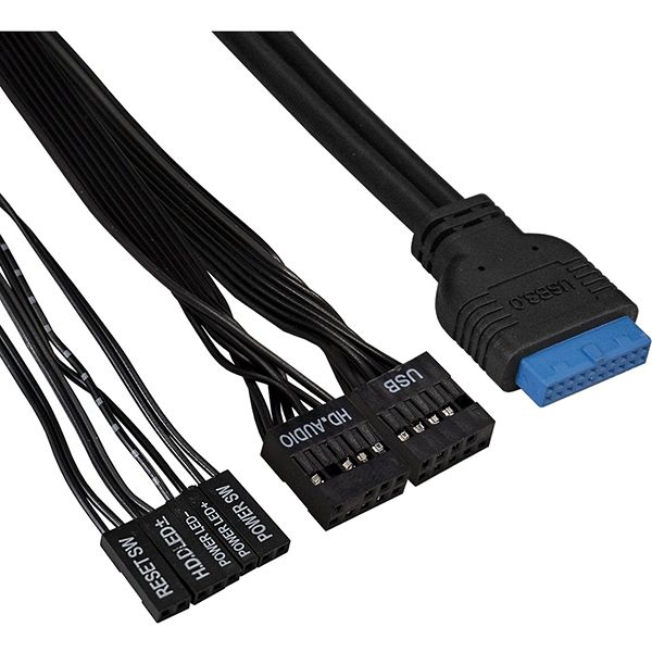 Корпус для компьютера ExeGate EX278394RUS CP-603 Black ATX <без БП> 2*USB+2*USB