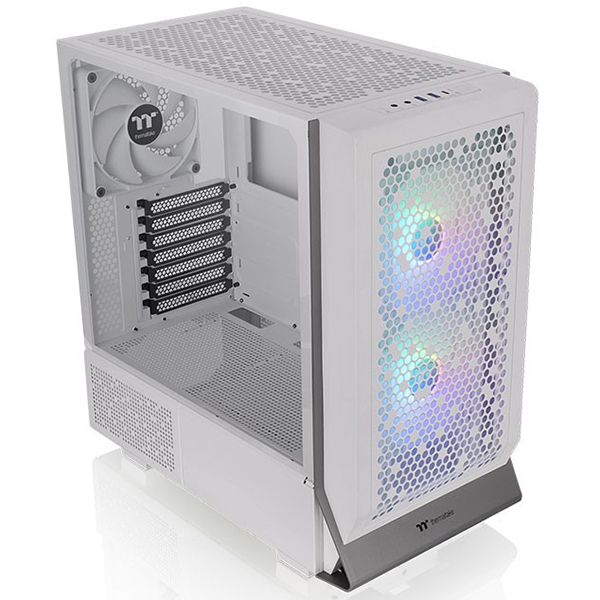 Корпус для компьютера Thermaltake Ceres 300 TG ARGB белый без БП ATX 3x140mm 2xUSB3