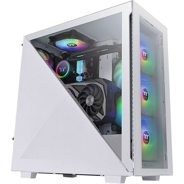 Корпус для компьютера Thermaltake Divider 300 TG ARGB белый без БП ATX 3x120mm 3x14