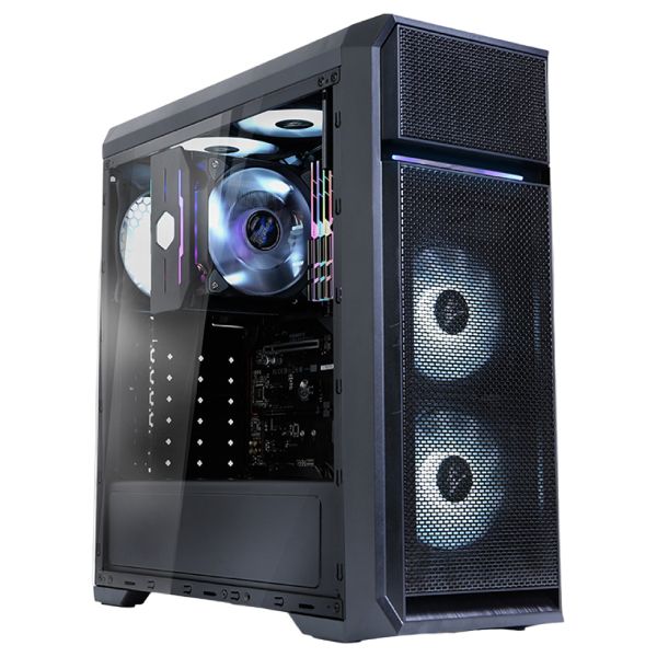 Корпус для компьютера Zalman N5 OF MidiTower без Б/П Цвет черный N5OF