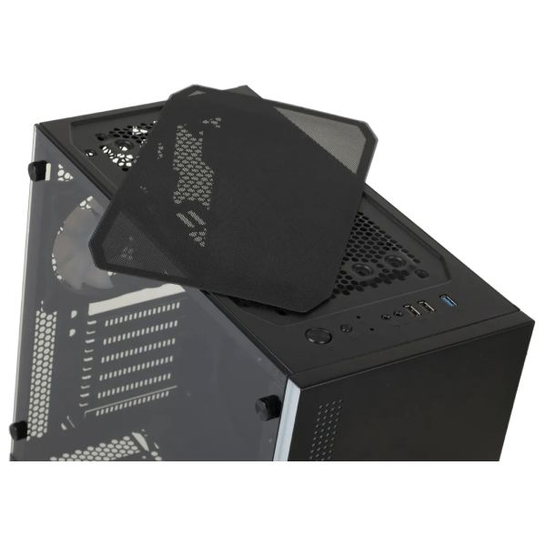 Корпус для компьютера Zalman S4 Plus черный без БП ATX 5x120mm 2xUSB2.0 1xUSB3