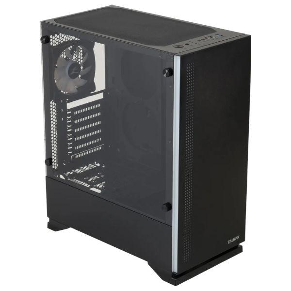 Корпус для компьютера Zalman S5 черный без БП ATX 6x120mm 2x140mm 2xUSB2.0 1xU