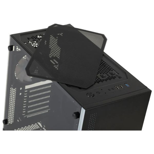 Корпус для компьютера Zalman S5 черный без БП ATX 6x120mm 2x140mm 2xUSB2.0 1xU