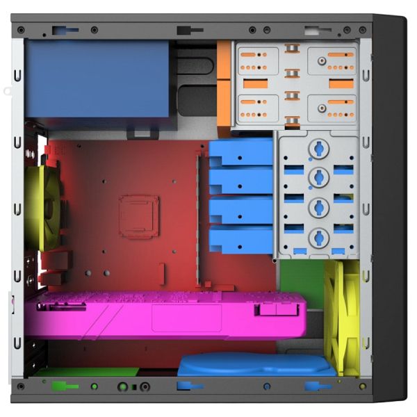 Корпус для компьютера Foxconn FL-733R-FZ450R-U32C-PH