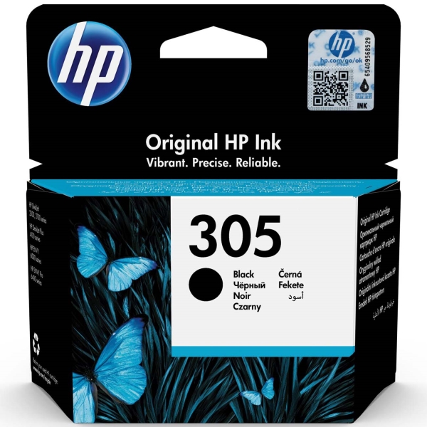 Картридж для струйного принтера HP 305 черный 3YM61AE фото