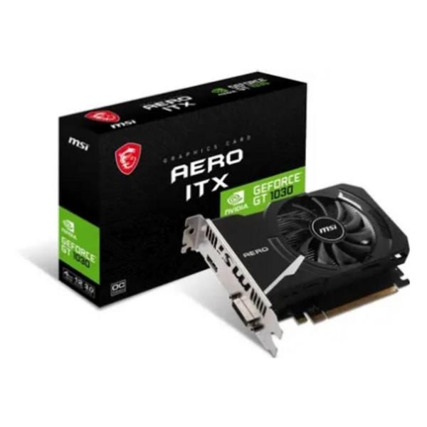 Видеокарта MSI GeForce GT 1030 Aero ITX 4GD4 OC