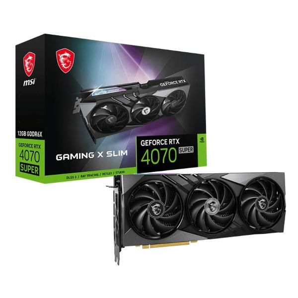 Видеокарта MSI GeForce RTX 4070 Super 12G Gaming X Slim