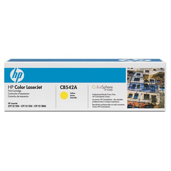 Картридж для лазерного принтера HP 125A Yellow (CB542A)