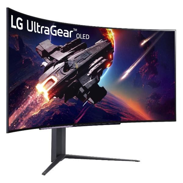 Монитор игровой LG 45"/OLED/3440x1440/240Гц/черный (45GR95QE-B)