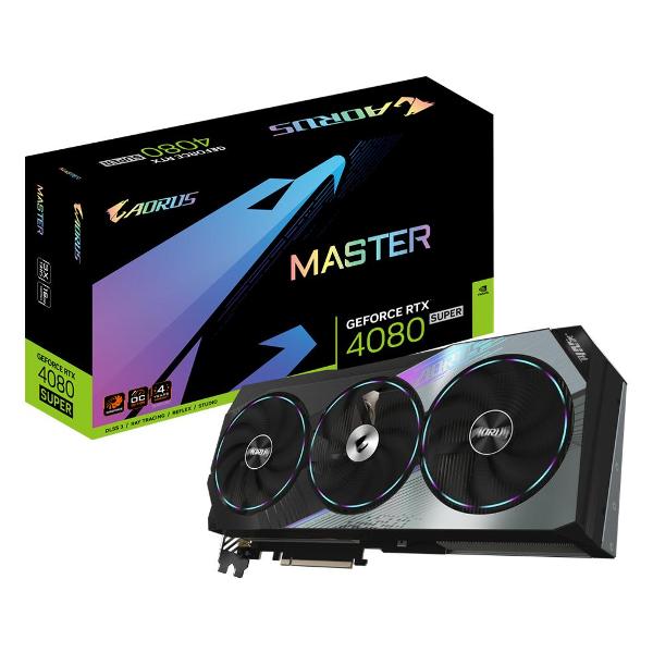 Видеокарта GIGABYTE NVIDIA GeForce RTX 4080 SUPER AORUS MASTER 16GB фото