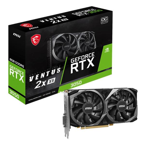 Видеокарта MSI NVIDIA GeForce RTX 3050 VENT 2X XS OC 8GB (RTX 30 фото