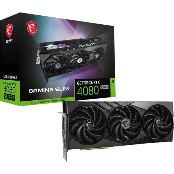 Видеокарта MSI NVIDIA GeForce RTX 4080 SUPER 16G GAMING SLIM