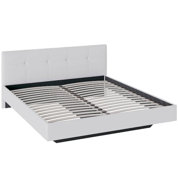 Кровать с мягким изголовьем Трия Элис Тип 1 (1800) Исп.2 белая