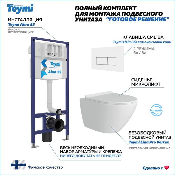 Унитаз Teymi F14497