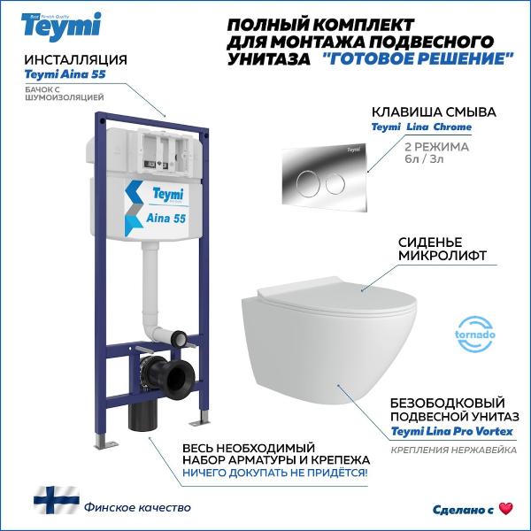 Унитаз Teymi F14498