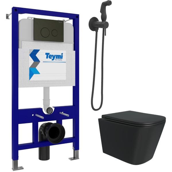 Унитаз Teymi Helmi Black F08032