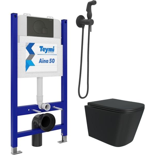 Унитаз Teymi Helmi Black F08404