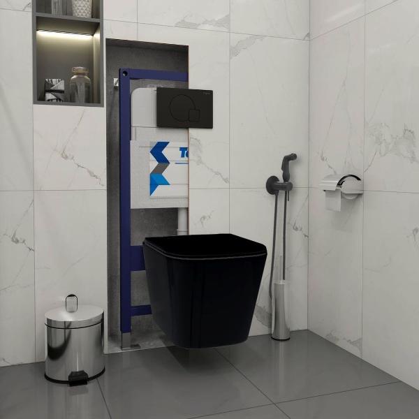 Унитаз Teymi Helmi Black F08404