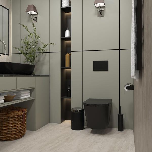 Унитаз Teymi Helmi Black F08404
