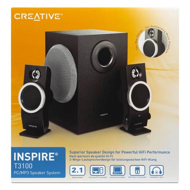 Колонки компьютерные 2.1 Creative T3100 2.1