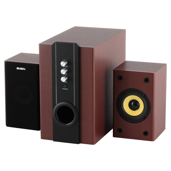 Колонки компьютерные 2.1 Sven SPS-820 дерево фото