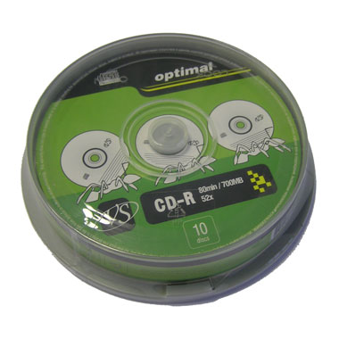 CD-R диск VS 80 52x10шт.cake