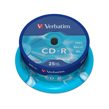 CD-R диск Verbatim 52xD.L. 25шт