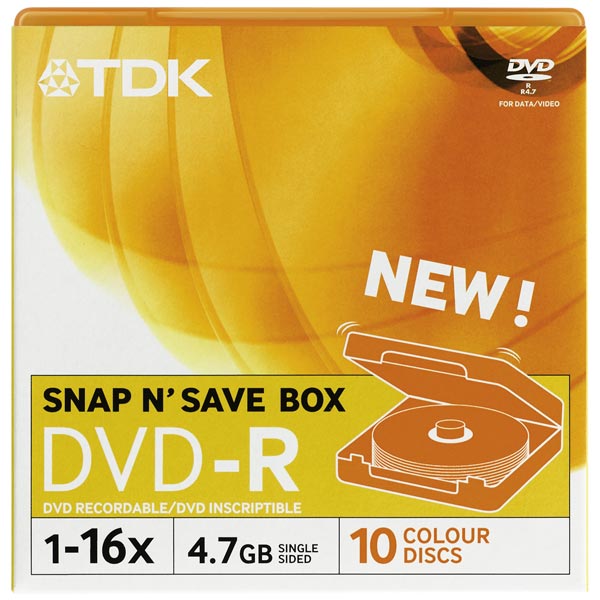DVD-R диск TDK 4.7 Gb 16x SBO10