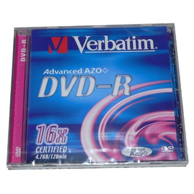 DVD-R диск Verbatim 4.7 Gb 16x