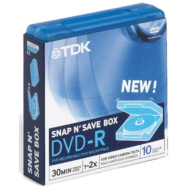 DVD-R диск 8см TDK 1.4 Gb 2x SBB10