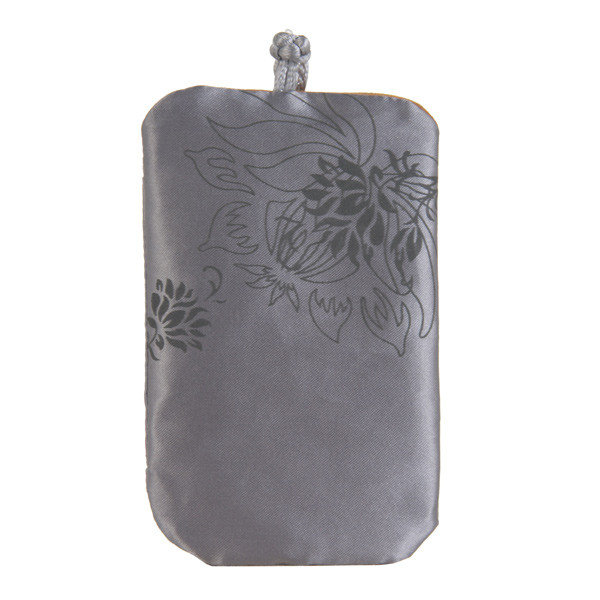 Сумка для сотового телефона Prolife шелк.серебр