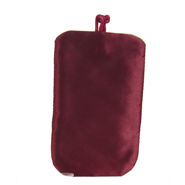 Сумка для сотового телефона Prolife шелк.красная