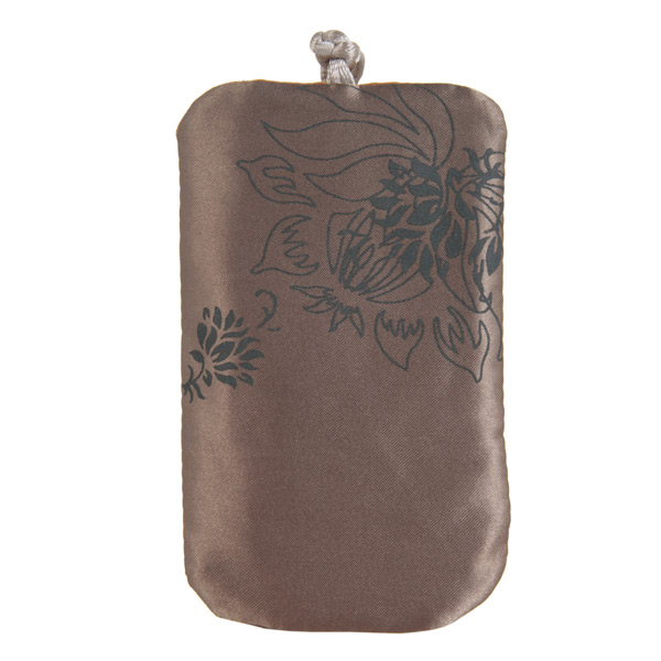 Сумка для сотового телефона Prolife шелк.золотая