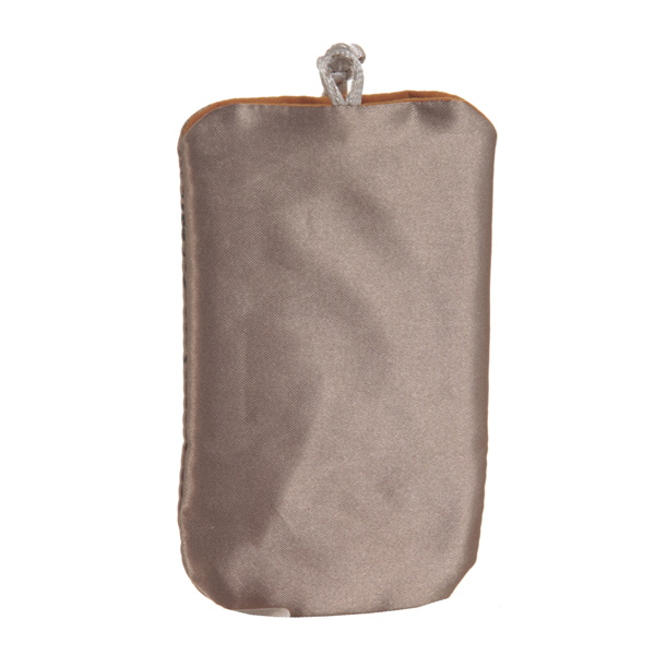 Сумка для сотового телефона Prolife шелк.золотая