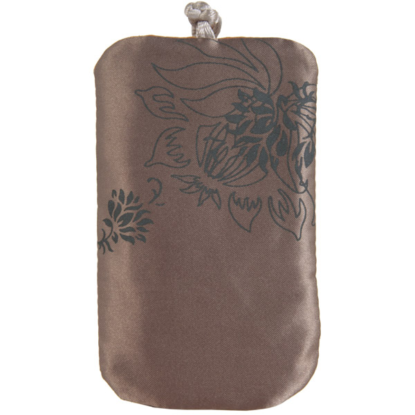 Сумка для сотового телефона Prolife шелк.золотая