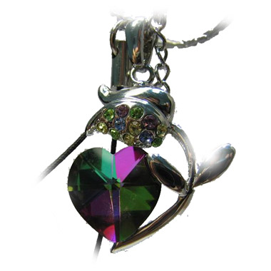 Шнурок PLF цепочка с кристаллом