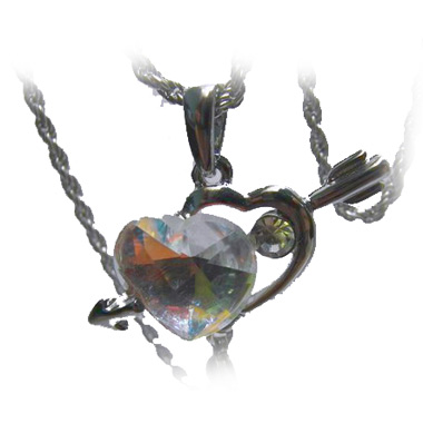 Шнурок PLF цепочка с кристаллом